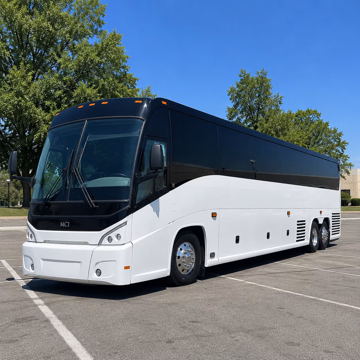 lakeland charter bus services exterior