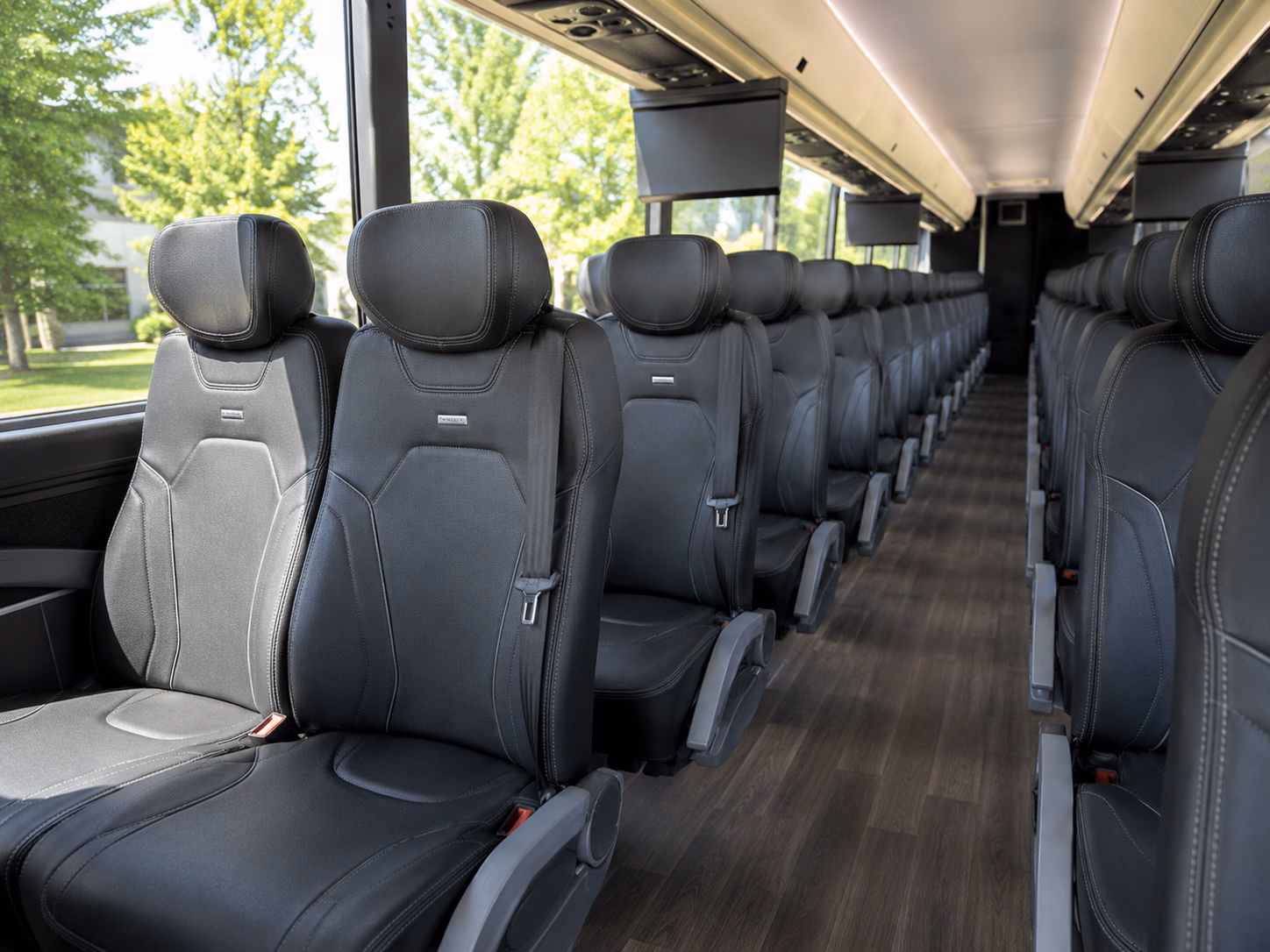 lakeland charter bus services interior